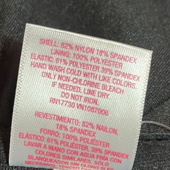 NWT Xhilaration Black Textured Bikini Swim Top, Size XS, NWT - Picture 6 of 6